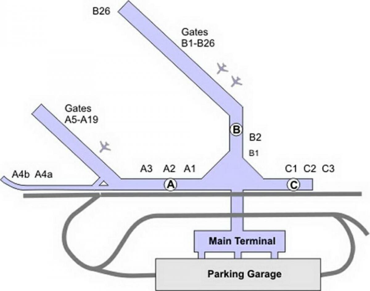 режим карту аэропорта