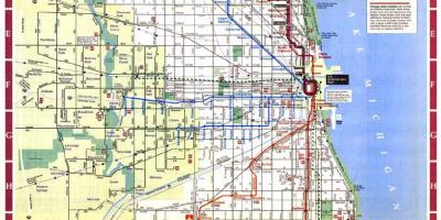 Карта города Чикаго пределы
