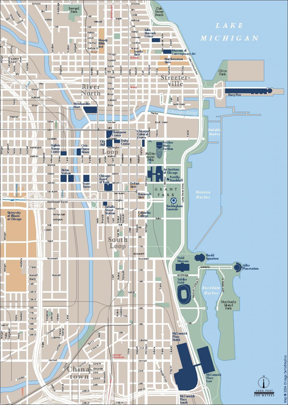 дорожной карте Чикаго