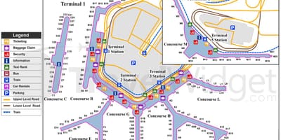 Чикаго ОГА карте