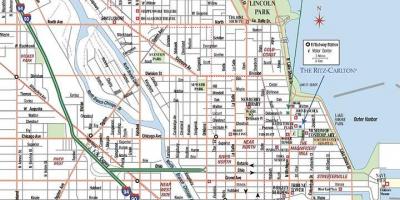 Карта улиц Чикаго