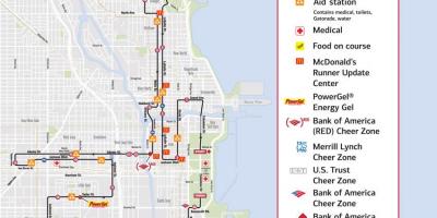 Чикагский марафон карте гонки